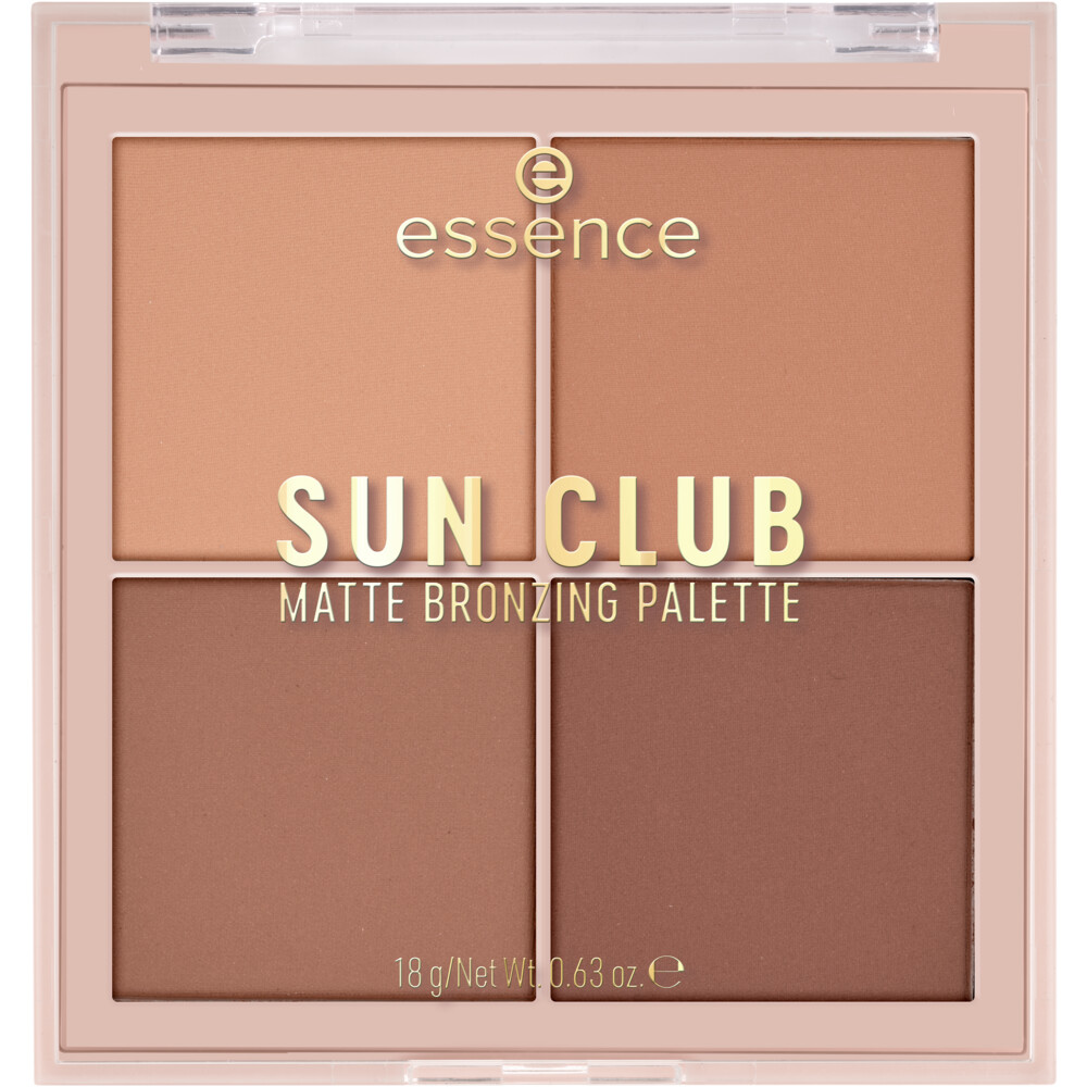 essence Sun Club Matte Bronzing Palette Better Than Vacation Tan 18 gr