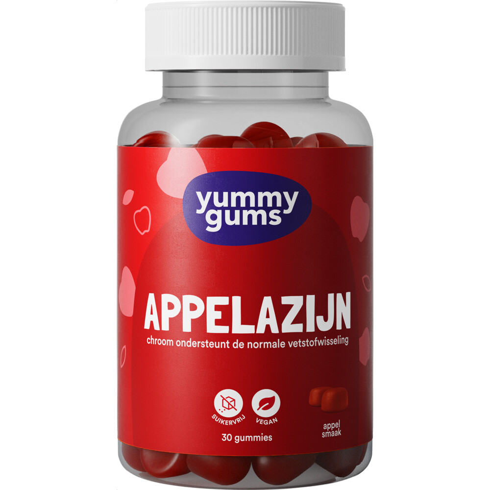 Yummygums Appelazijn Stofwisseling 30 gummies