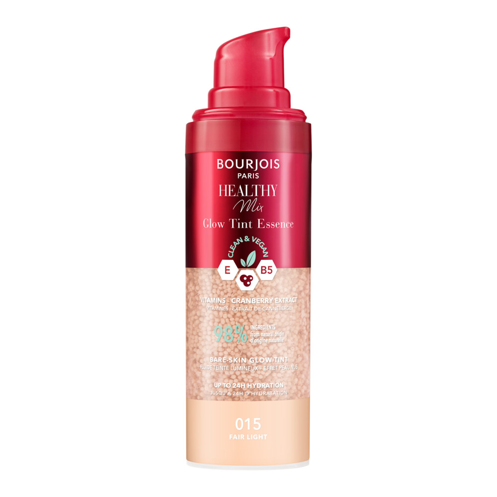 1+1 gratis: Bourjois Healthy Mix Glow Tint Essence Foundation 015 Fair Light 30 ml