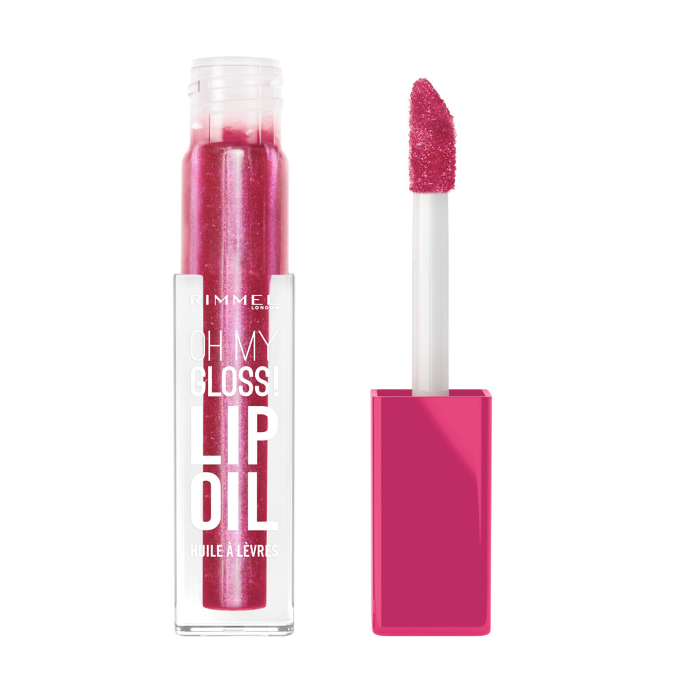 1+1 gratis: Rimmel Oh My Gloss Butter Me Up Lip Oil 007 Fuchsia Punch 4,5 ml