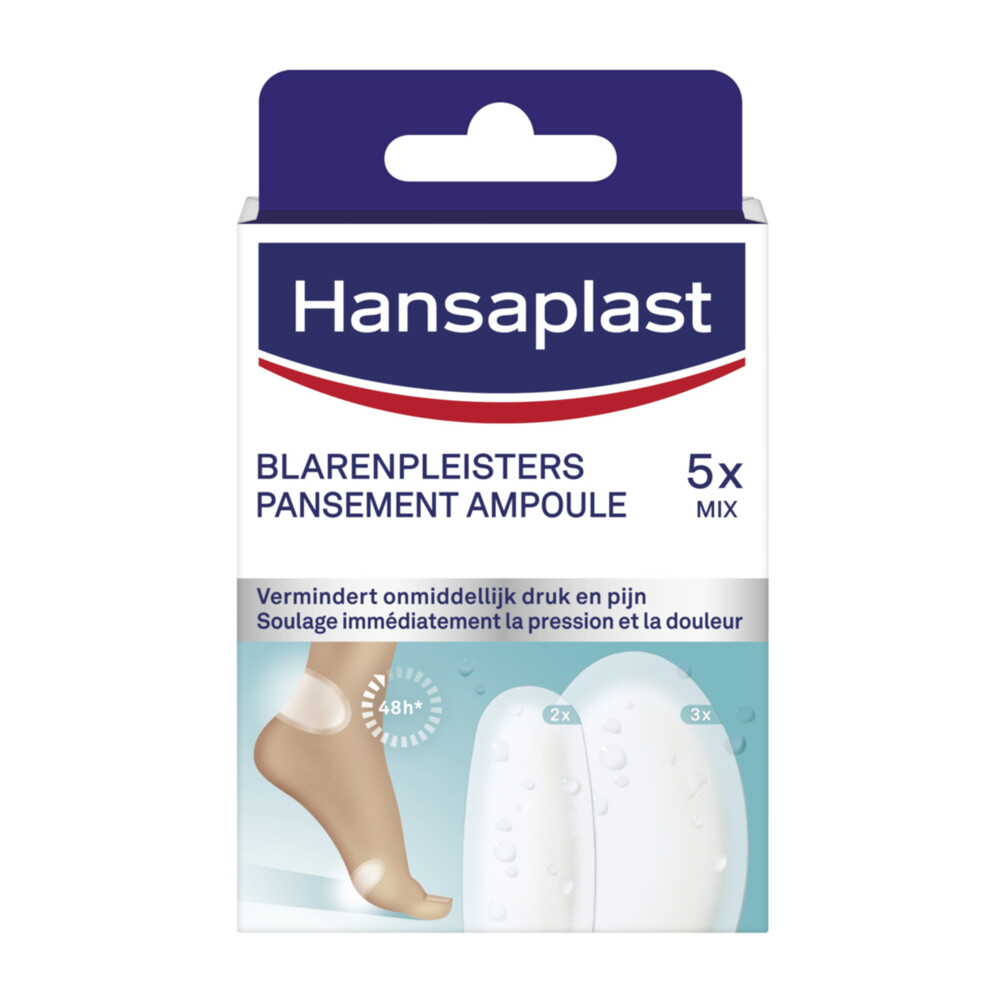 2e halve prijs: Hansaplast Blarenpleisters Mix Pack 5 stuks