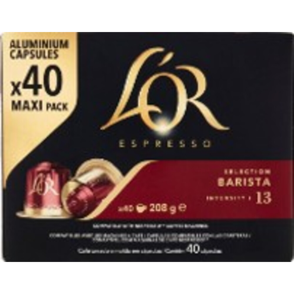 5x L'OR Barista Cups 40 stuks
