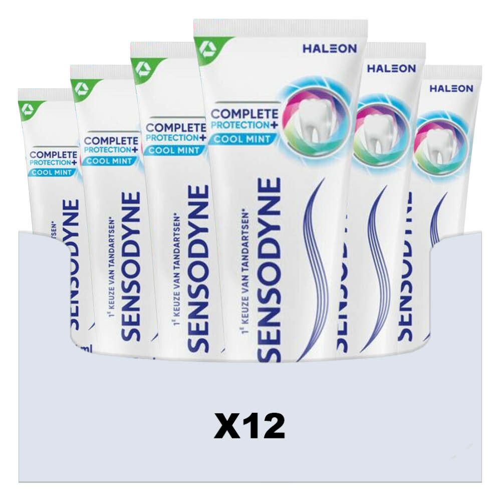 12x Sensodyne Tandpasta Complete Protection + Cool Mint 75 ml