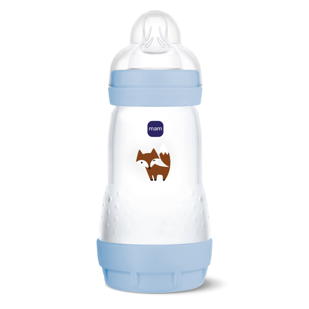 MAM Easy Start Anti-Colic Babyfles Blauw 0+ mnd 260 ml