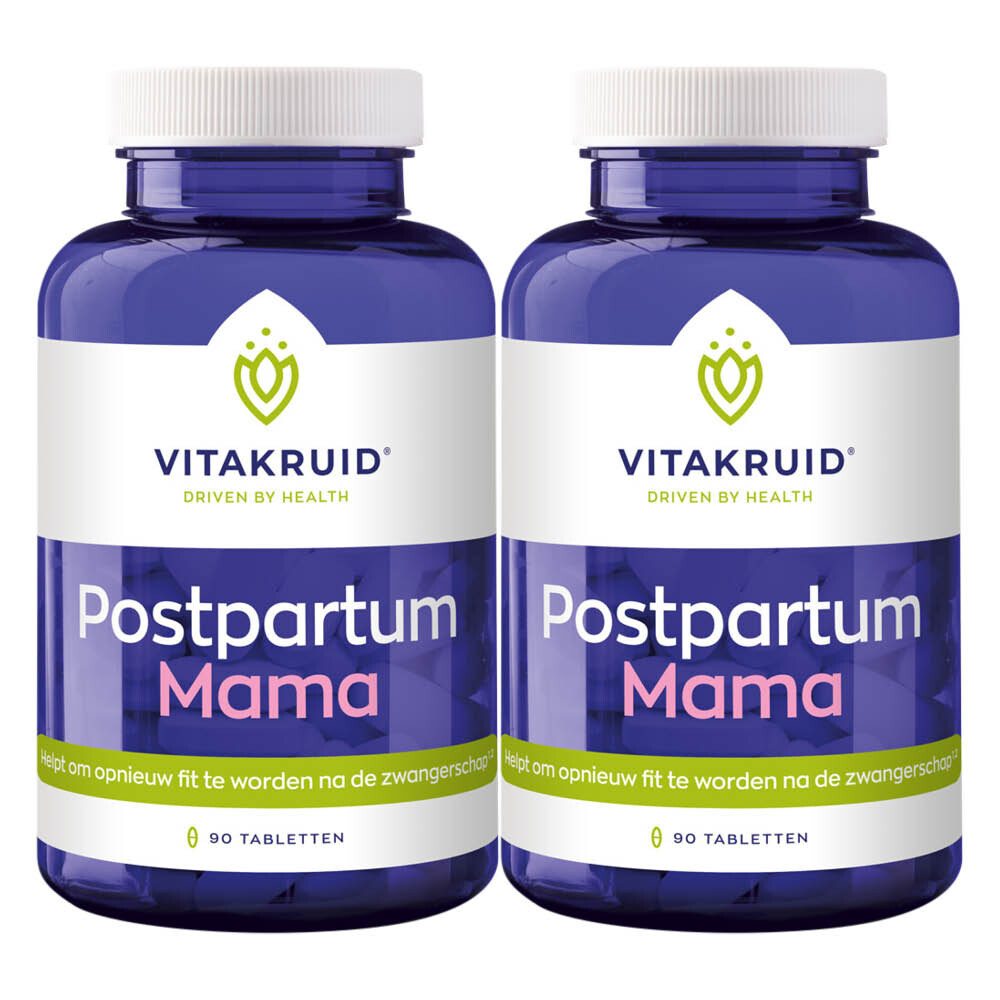 2x Vitakruid Postpartum Mama 90 tabletten