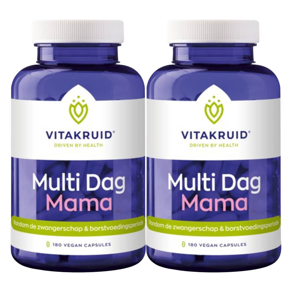 2x Vitakruid Multi Dag Mama 180 vegancapsules