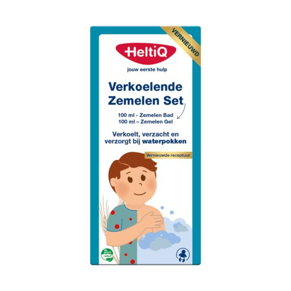 HeltiQ Verkoelende Zemelen Set bij Waterpokken 2 x 100 ml