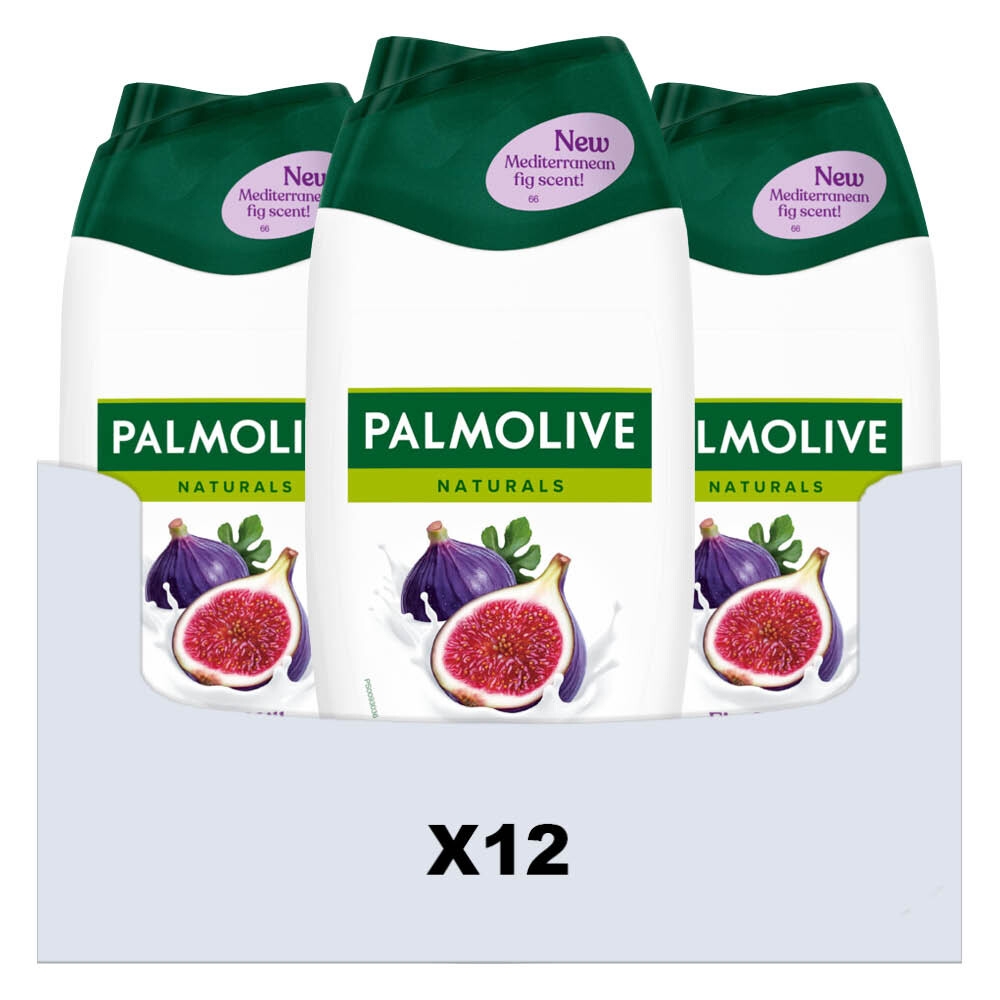 12x Palmolive Douchecrème Naturals Vijg 250 ml