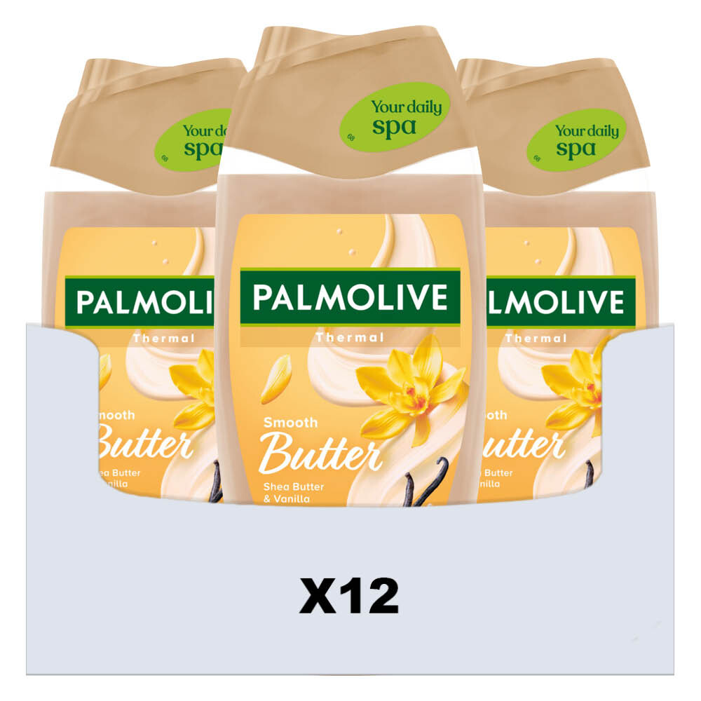 Palmolive 12x Douchegel Thermal Smooth Butter 250 ml - 12 stuks