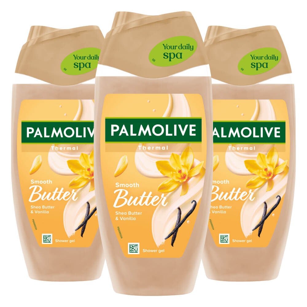3x Palmolive Douchegel Thermal Smooth Butter 250 ml