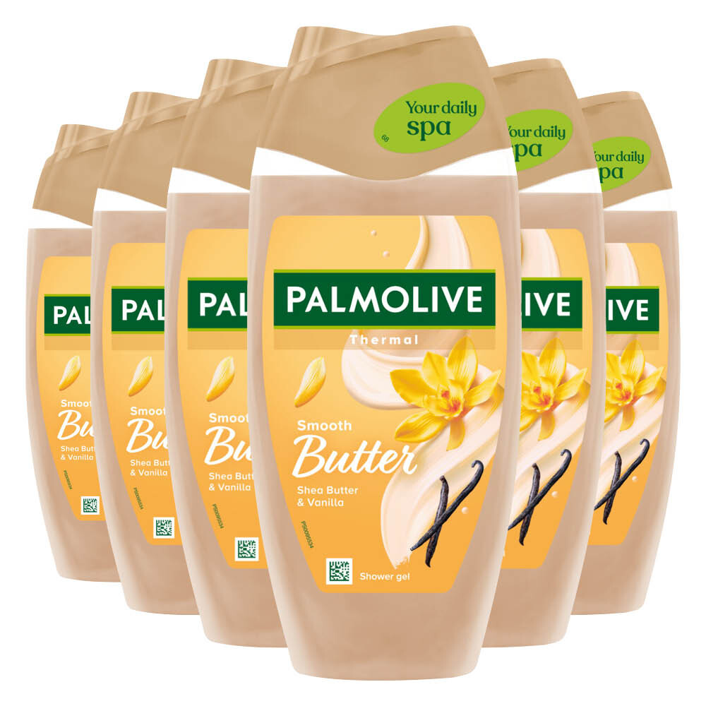 Palmolive 6x Douchegel Thermal Smooth Butter 250 ml - 6 stuks