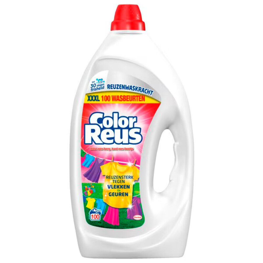 Witte Reus Vloeibaar Wasmiddel Color Reus 100 wasbeurten 4,5 liter