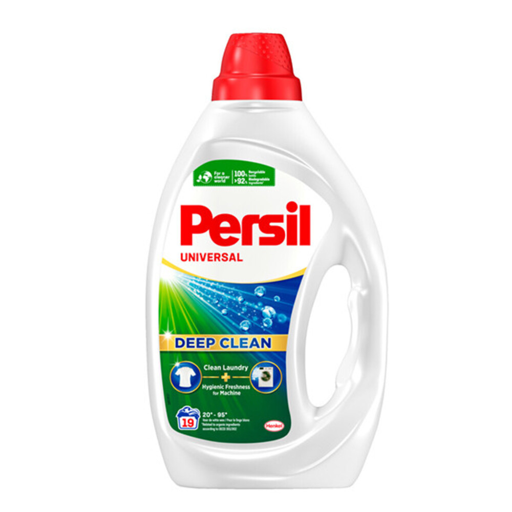 2e halve prijs: Persil Wasmiddel Gel 19 Wasbeurten Universal 855 ml