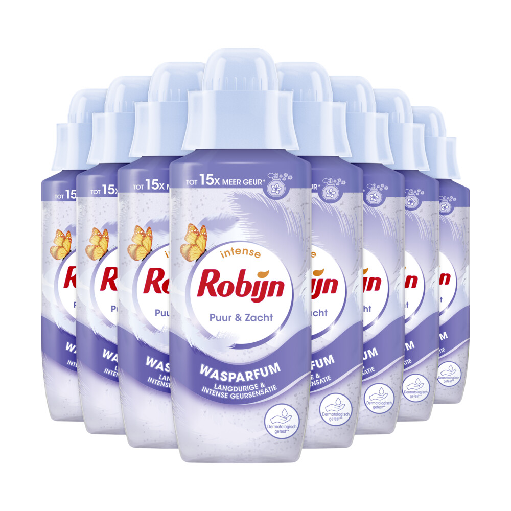 8x Robijn Wasparfum Puur & Zacht 342 ml