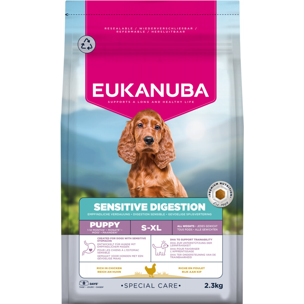 Eukanuba Hondenvoer Droog Special Care Puppy Sensitive Digestion 2,3 kg