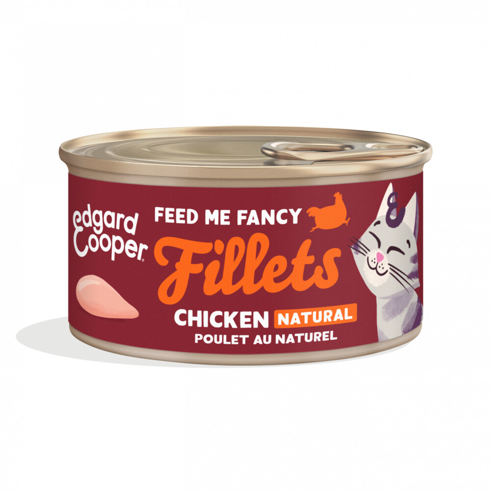 Edgard&Cooper Kattenvoer Fillets Kip 70 gr