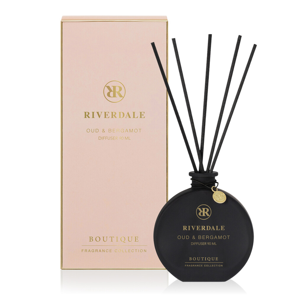 Riverdale Boutique Geurstokjes Oud & Bergamot 90 ml