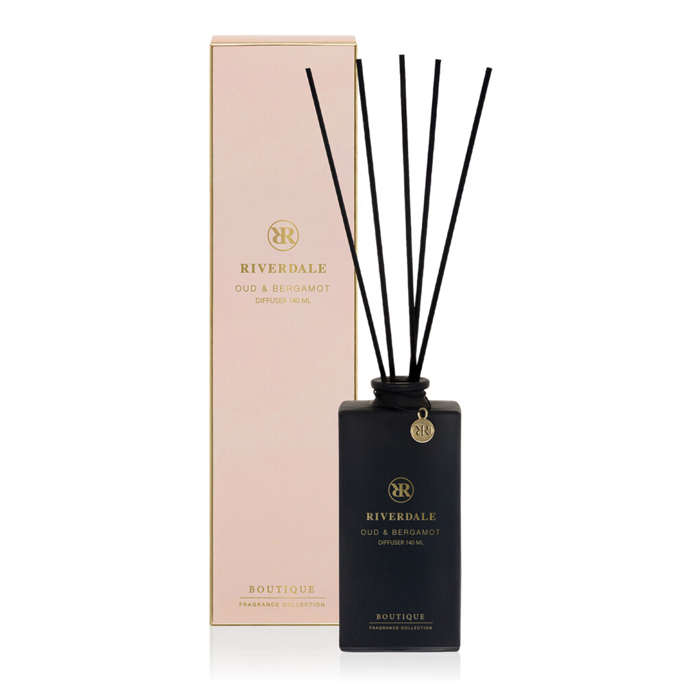 Riverdale Boutique Geurstokjes Oud&Bergamot 140 Ml