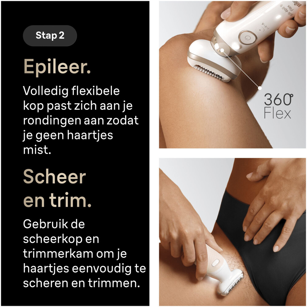 Braun Epilator Silk-épil 9 9-481 3D Goud, foto 5