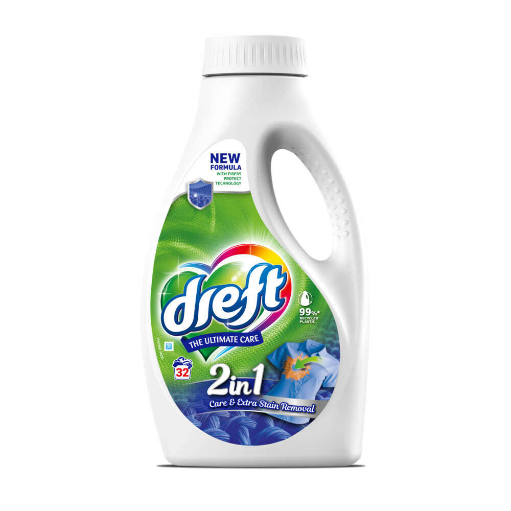 2+2 gratis: Dreft 2in1 With Stainremoval Extra Vlekverwijdering 1440 ml