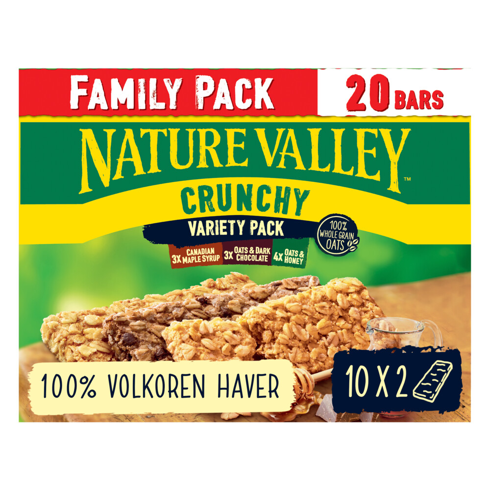 Nature Valley Crunchy Variety Family Pack 10 x 42 gr