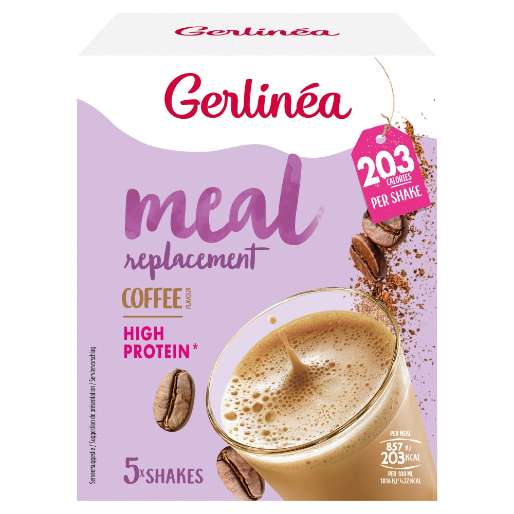 Gerlinea Maaltijdvervanger Koffie 5 x 30 gr