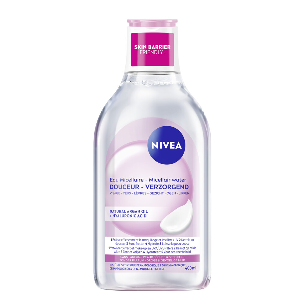 Nivea Caring Micellair Water Droge Huid 400 Ml