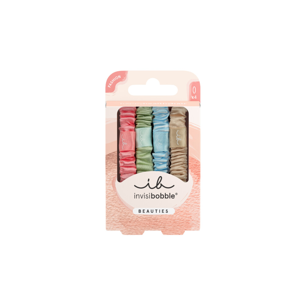 Invisibobble Beauties Haarelastiekjes Satin Sorbet 4 stuks