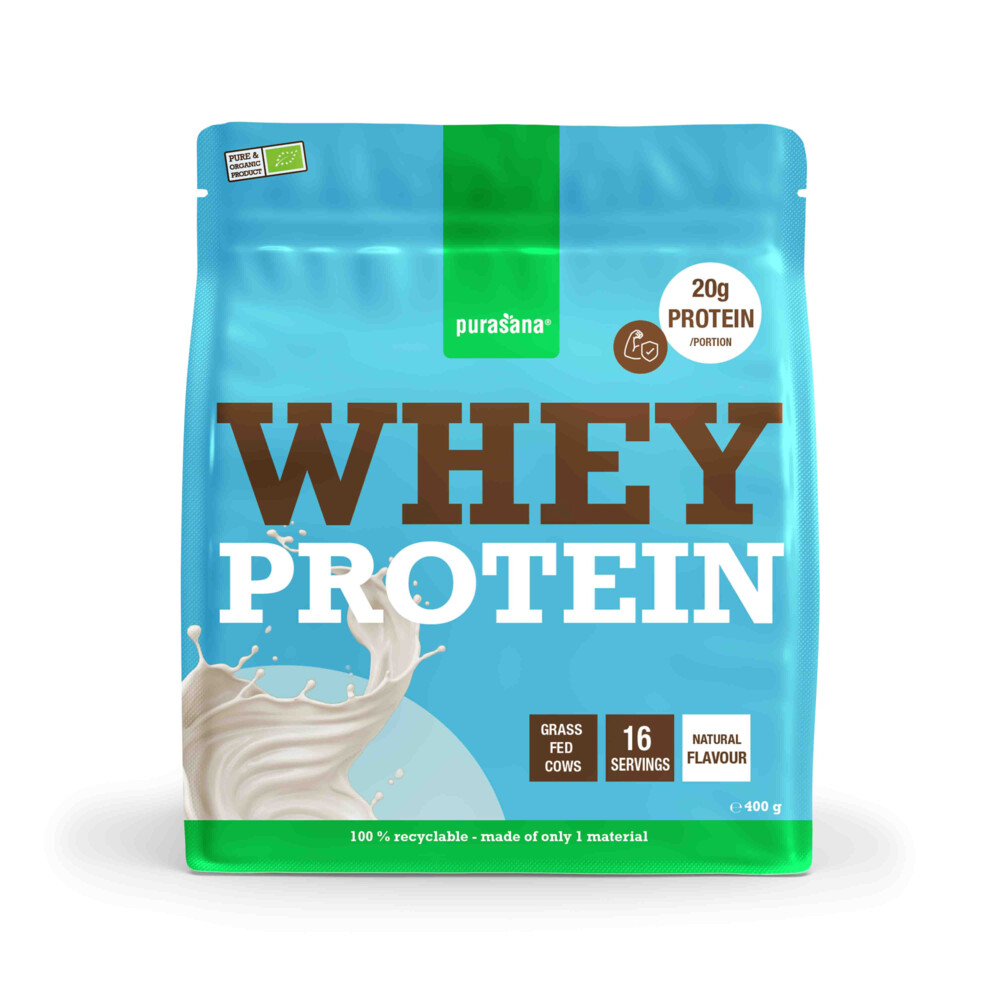 Purasana Whey Protein BIO Natuur 400 gr