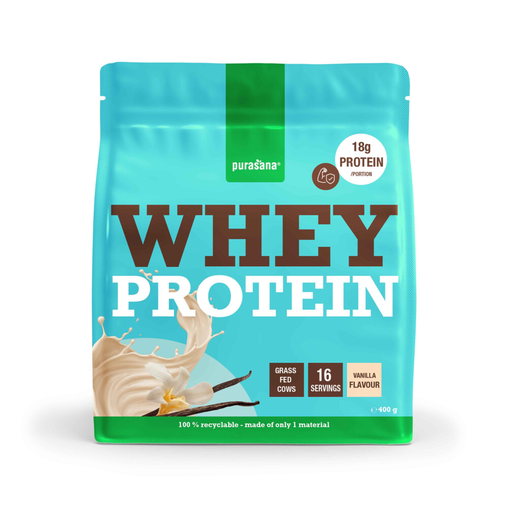 2x Purasana Whey Protein Vanille Bio 400 gr