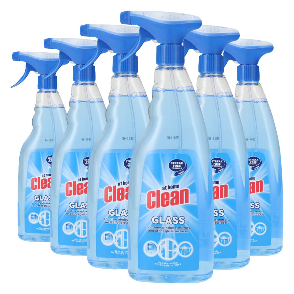 6x At Home Glass Spray 750 ml