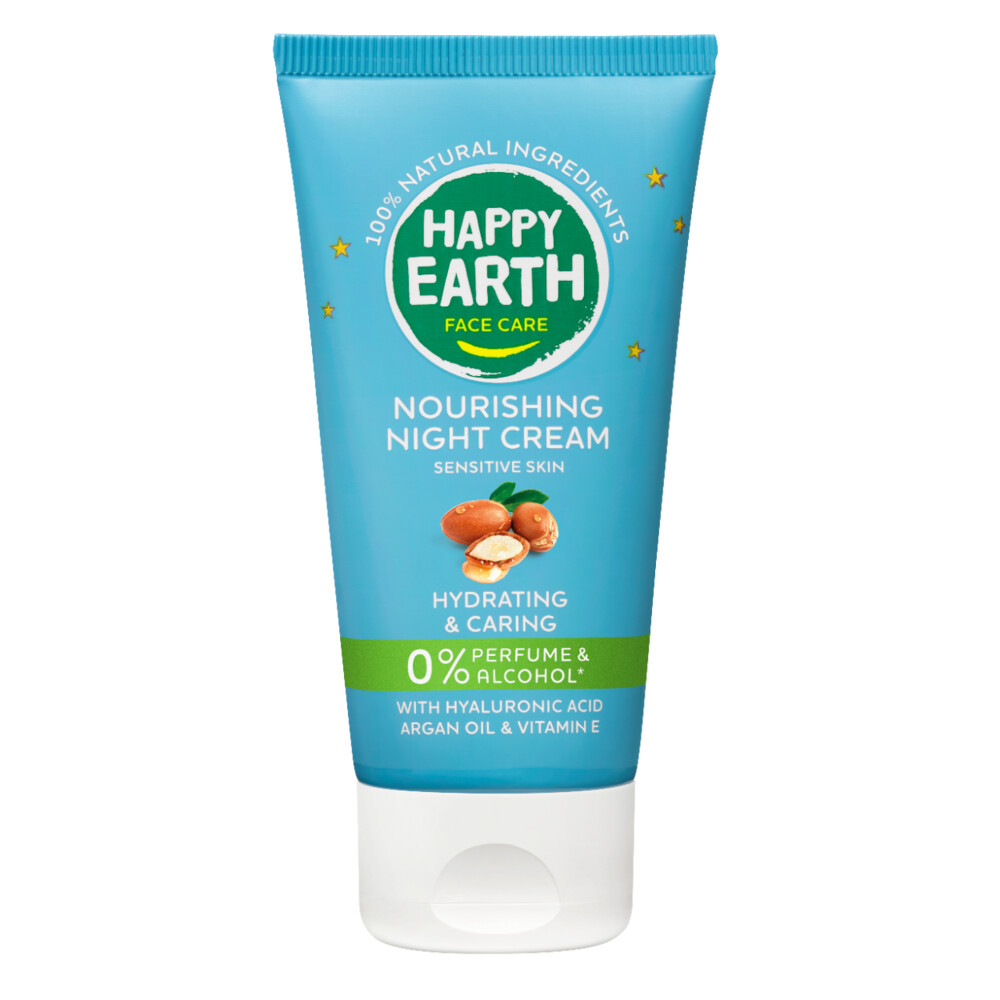 Happy Earth 100% Natuurlijke Voedende Nachtcrème 50 ml