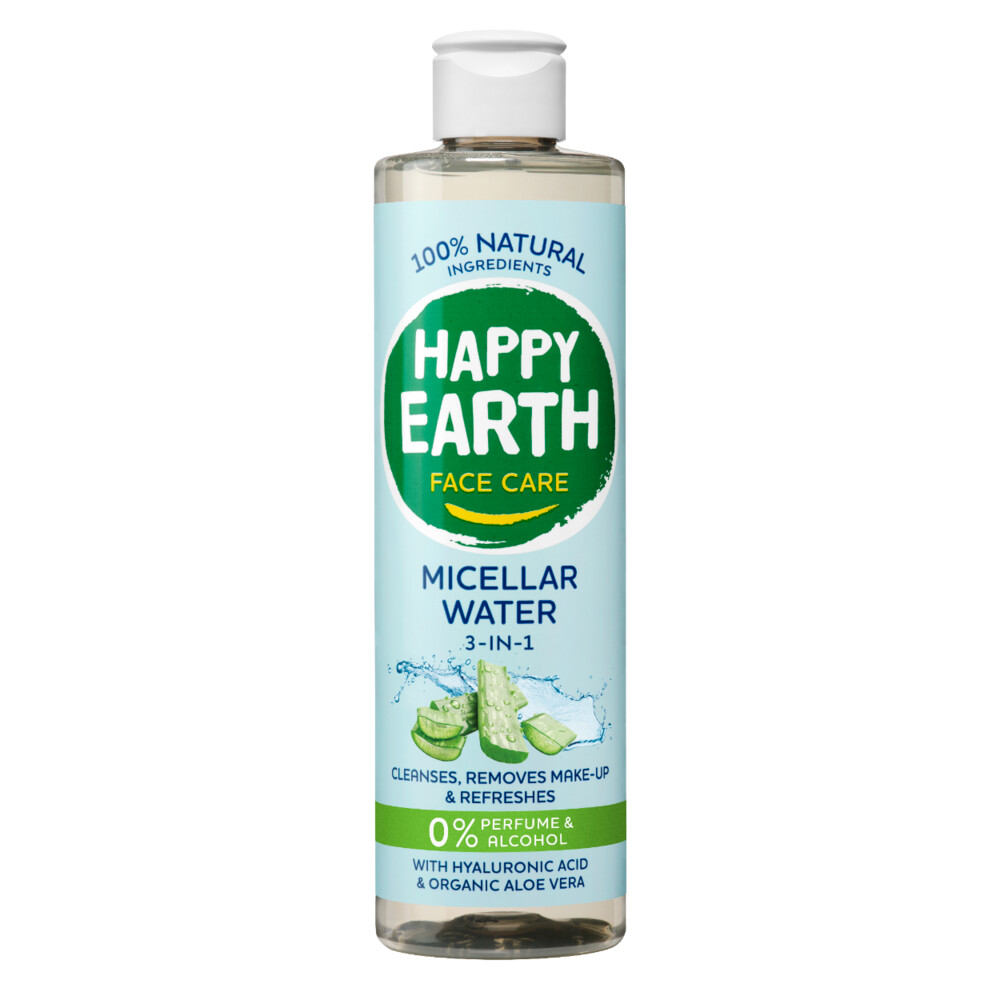 Happy Earth 100% Natuurlijke Micellair Water 3-In-1 300 ml