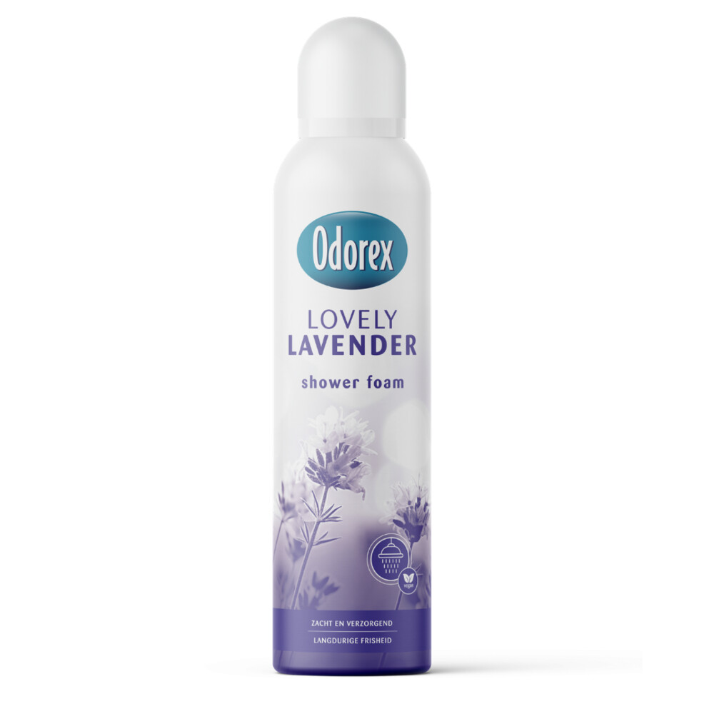 2+2 gratis: Odorex Showerfoam Lavendel 200 ml
