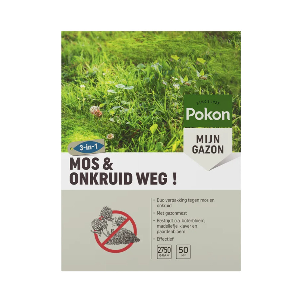 Pokon Mos & Onkruid Weg voor 50 m² 2,75 kg