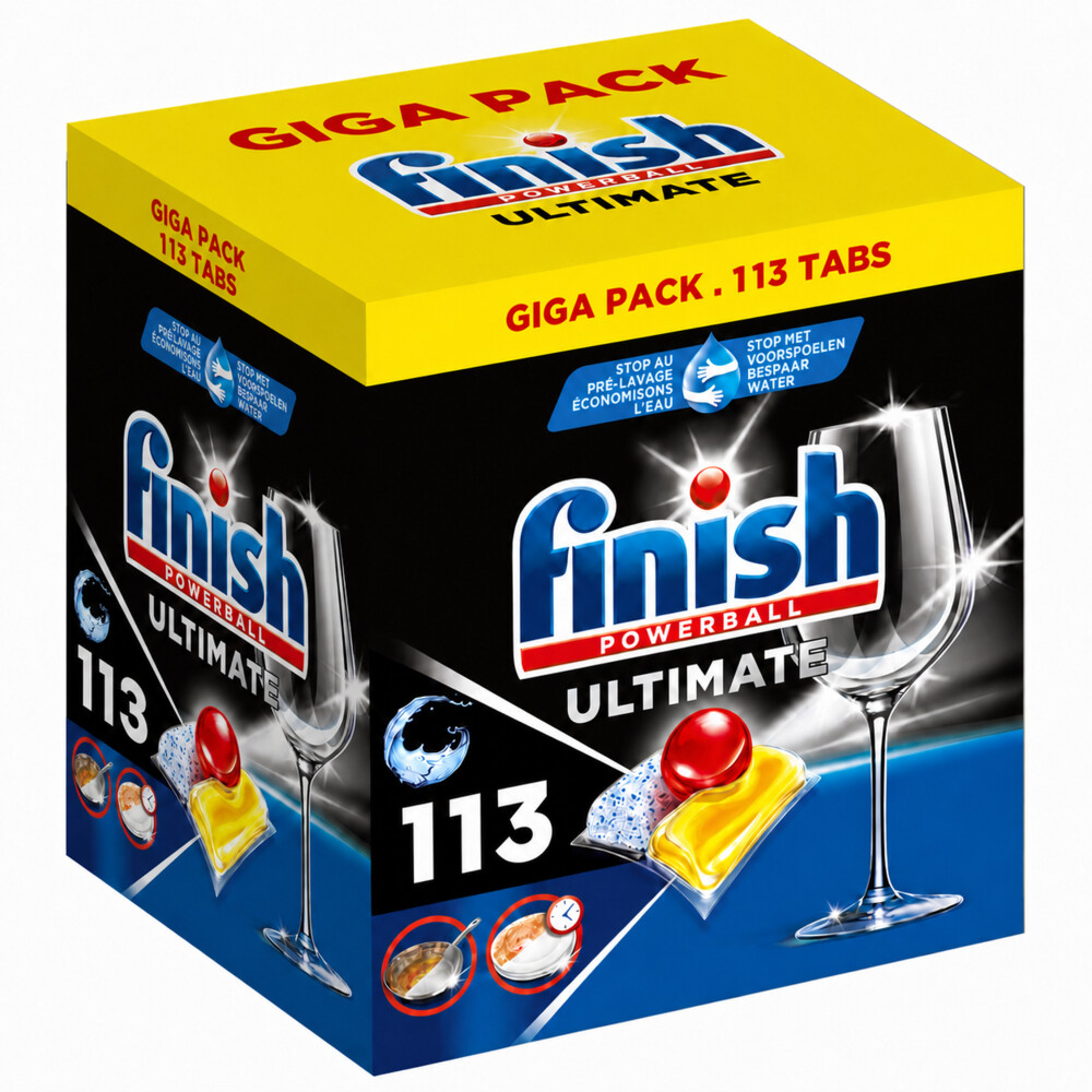 Finish Ultimate Vaatwascapsules Citrus 113 stuks