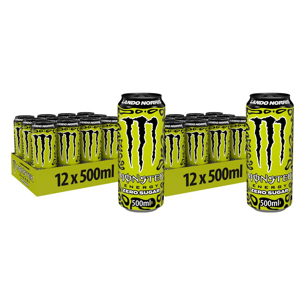 2x Monster Energy Zero Sugar Lando Norris 12 x 500 ml