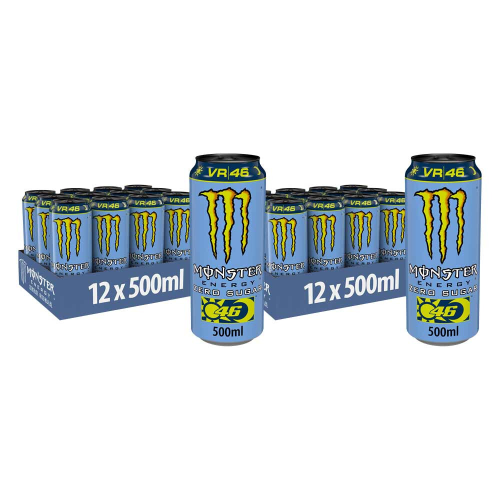 2x Monster Energy Zero Sugar Valentino Rossi 12 x 500 ml