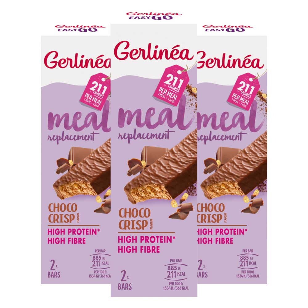 3x Gerlinea Repen Choco Crisp 2 x 58 gr