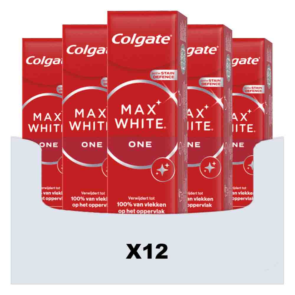 12x Colgate Tandpasta Max White One 75 ml