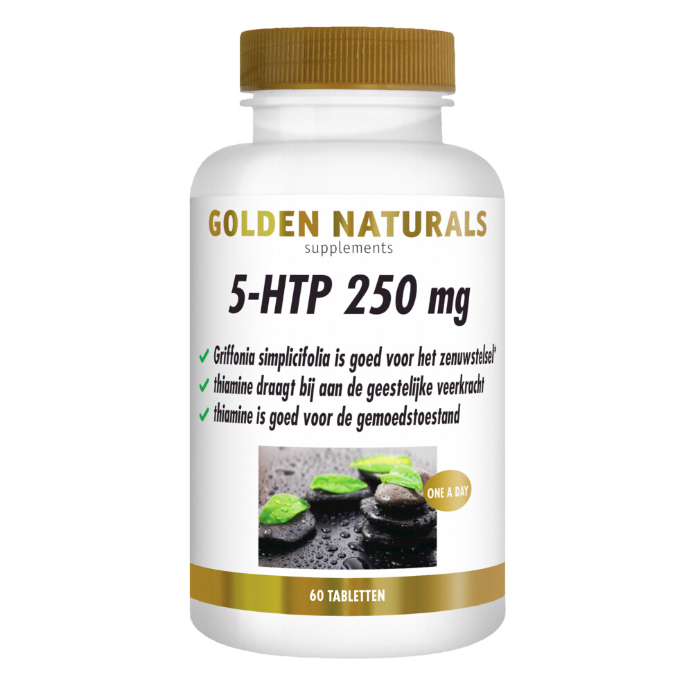 Golden Naturals 5-HTP 250mg 60 tableten
