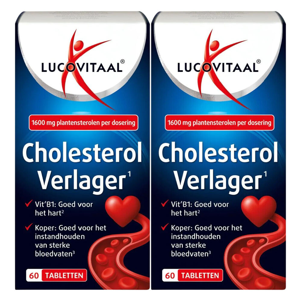 2x Lucovitaal Cholesterol Verlager 60 tabletten