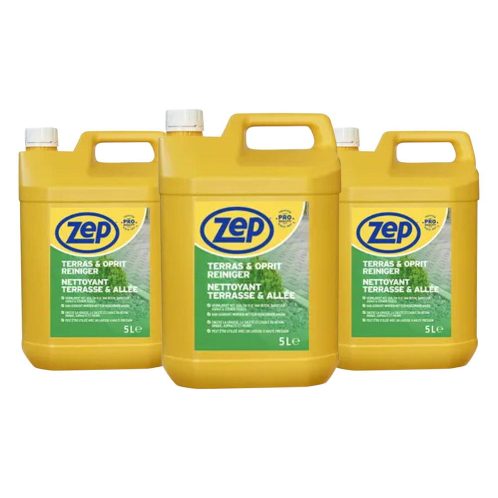3x Zep Terras & Oprit Reiniger 5 l