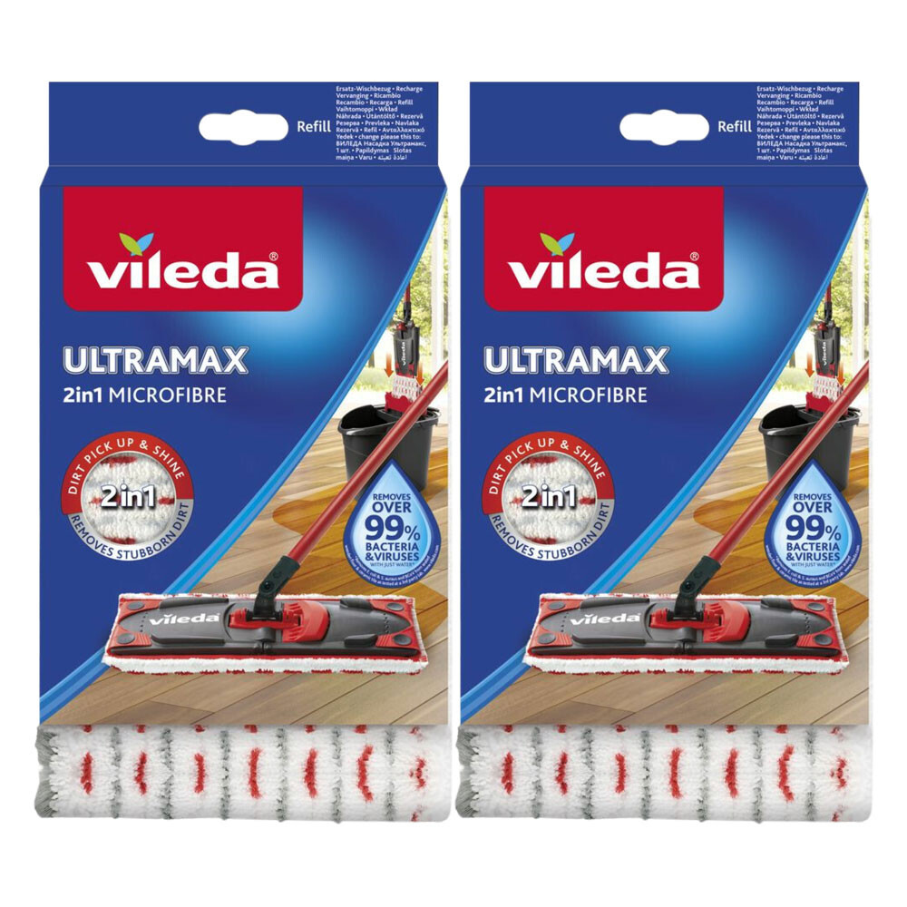 2x Vileda Ultra-Max Navulling