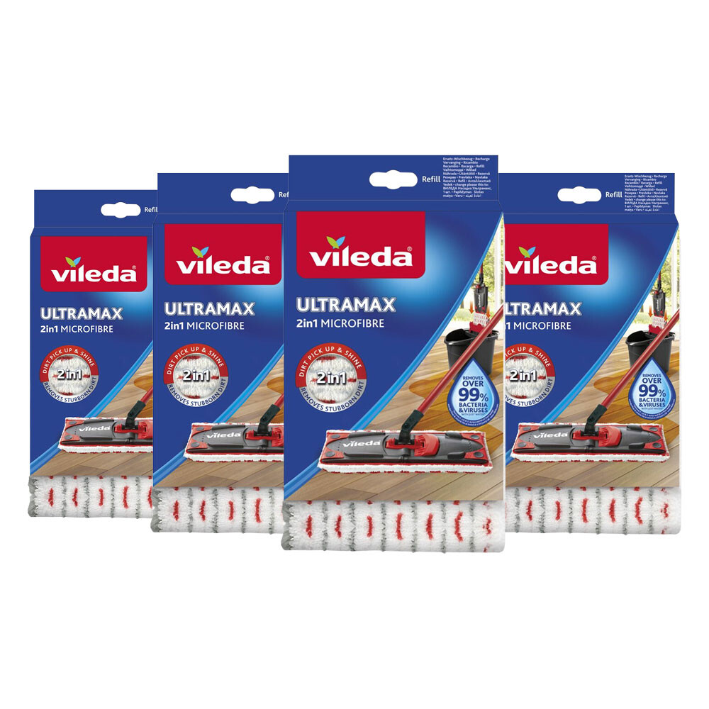 4x Vileda Ultra-Max Navulling
