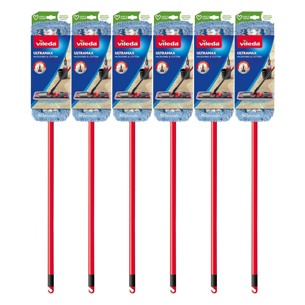 6x Vileda UltraMax Micro & Katoen Navulling