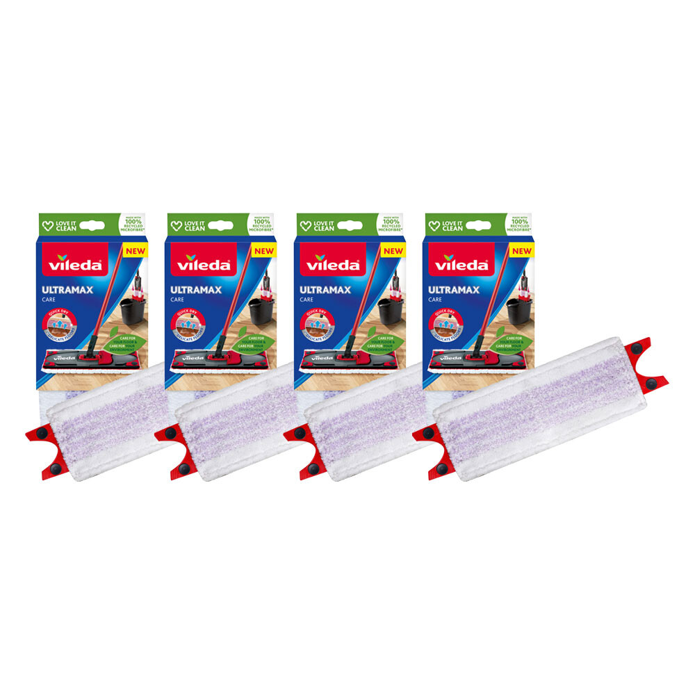 4x Vileda Ultramax Care Navulling