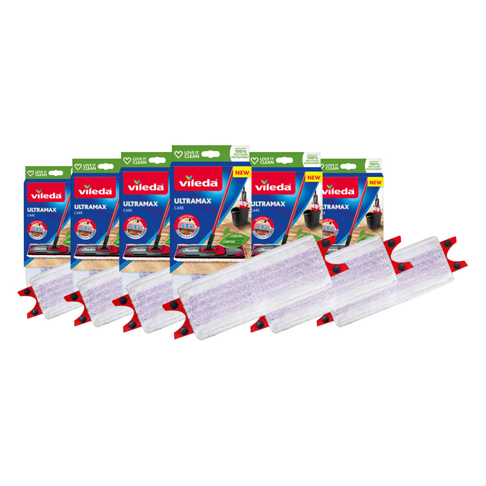 6x Vileda Ultramax Care Navulling