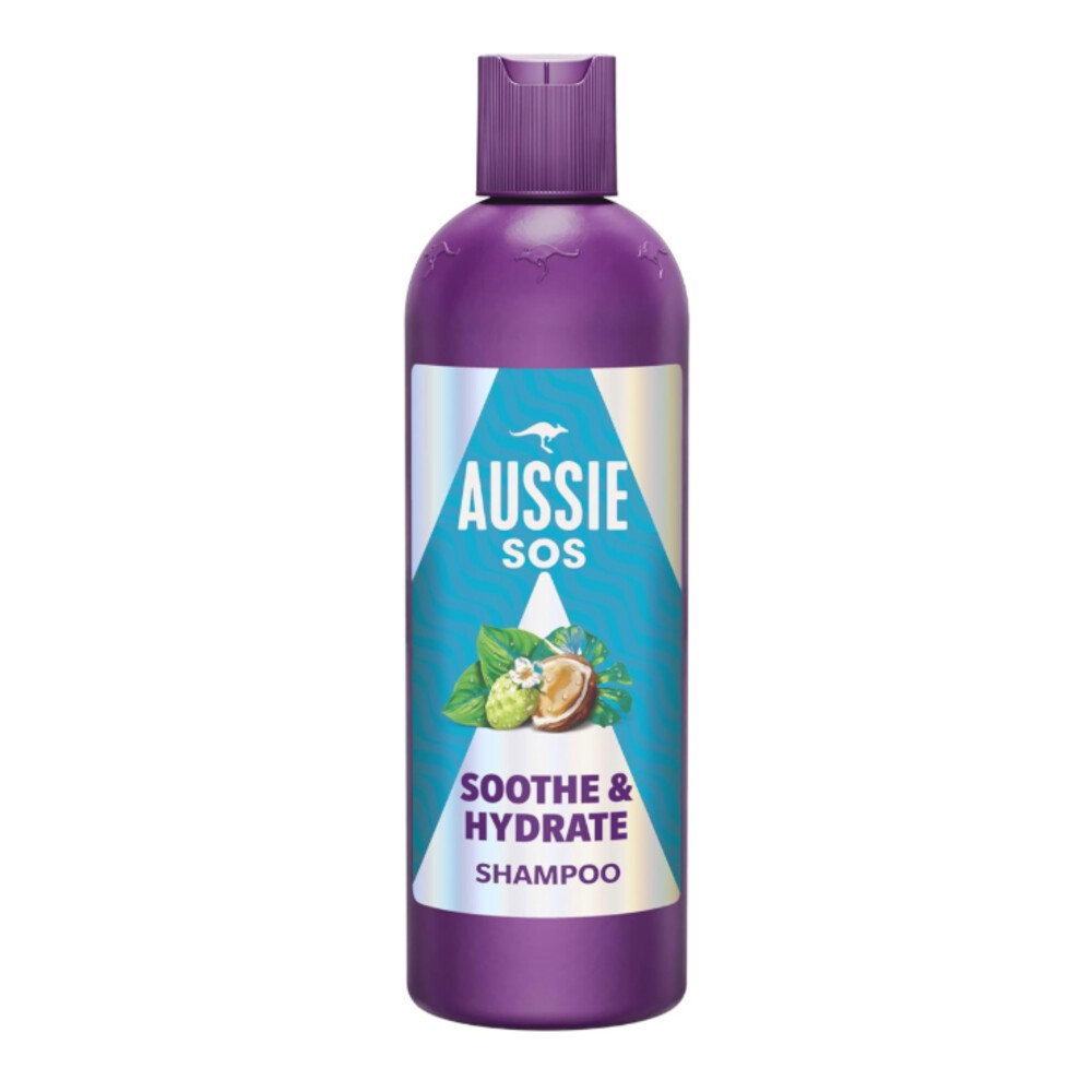 2+3 gratis: Aussie SOS Shampoo Shoothe & Hydrate 300 ml