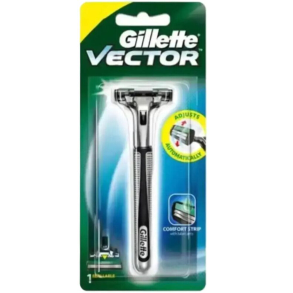 Gillette Scheersysteem Contour Plus Vector +1 Mesje